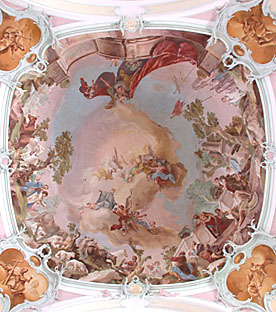 St. Leonhard, Deckenfresko von 1769